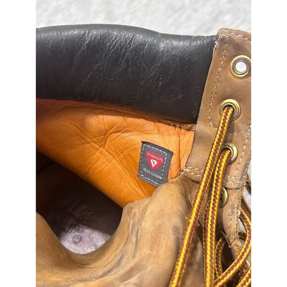 Timberland Pro Boot Men's Size 12M Lace Up Ankle Leather Hiking Wheat Brown - Picture 4 of 8